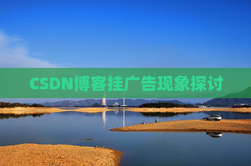 CSDN博客挂广告现象探讨